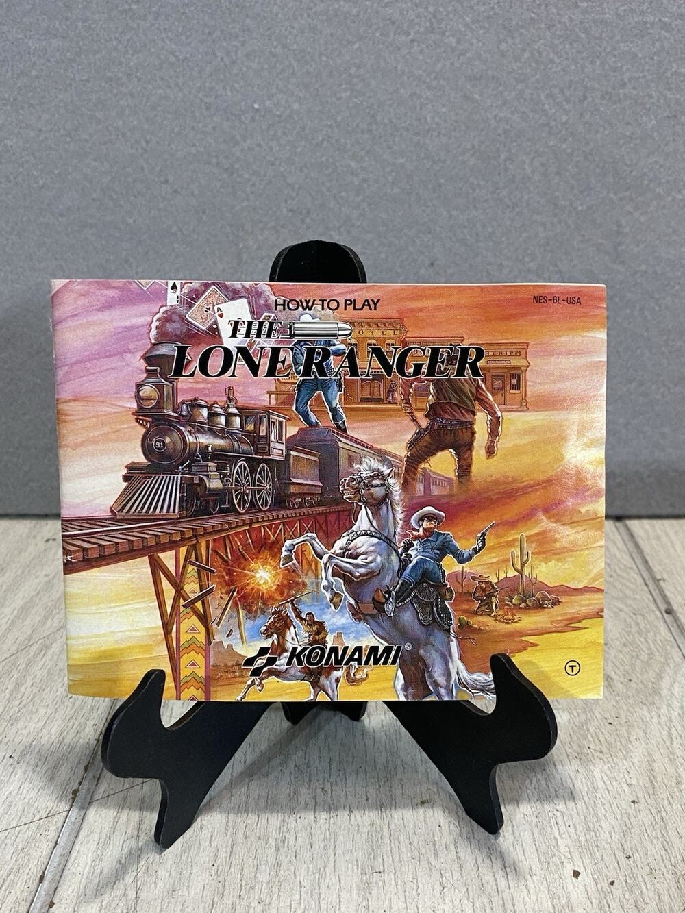 The Lone Ranger NES Nintendo Instruction Manual Only No Game